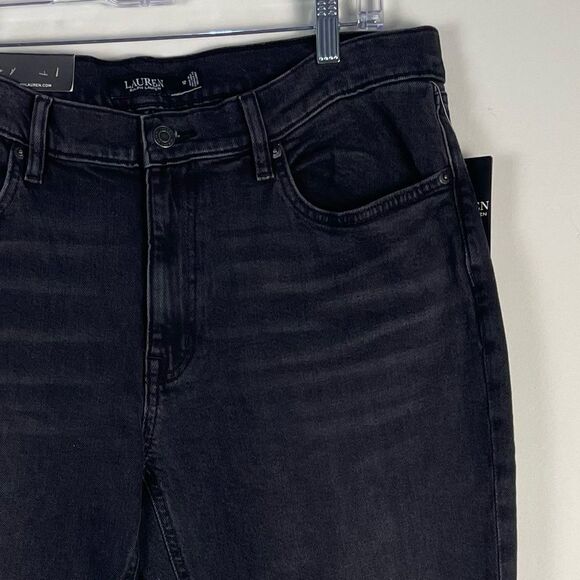 Lauren Ralph Lauren Relaxed Taper Leg Comfort Stretch Jeans Size 31 NEW Mid Rise - Picture 6 of 12